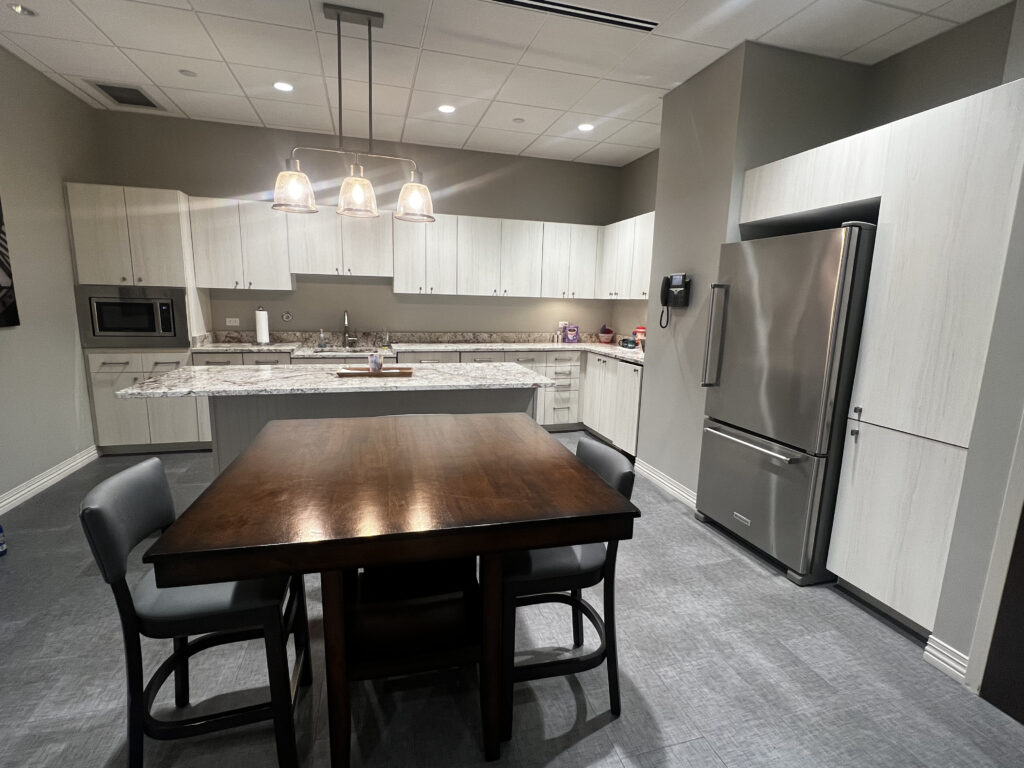 kitchen with dining space